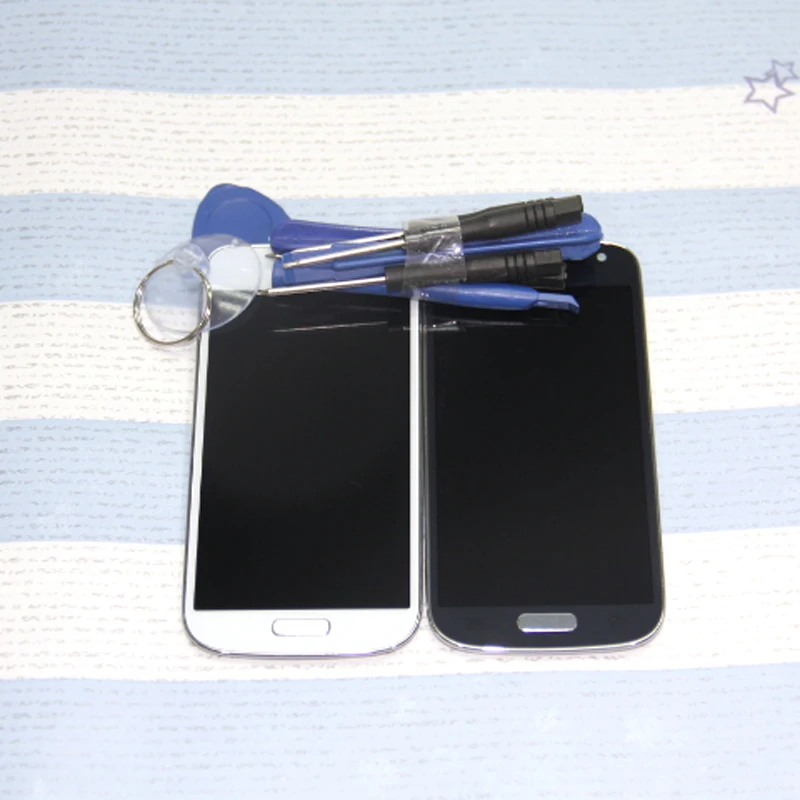 

LCD Screen Display For Samsung Galaxy S4 Mini I9190 i9192 i9195 Touch Screen Digitizer Assembly With Frame+Repair Tools