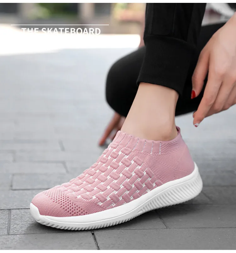 RS 1938-2019 New Spring Autumn Women's Shoes Flying Woven Womans Sneakers-7