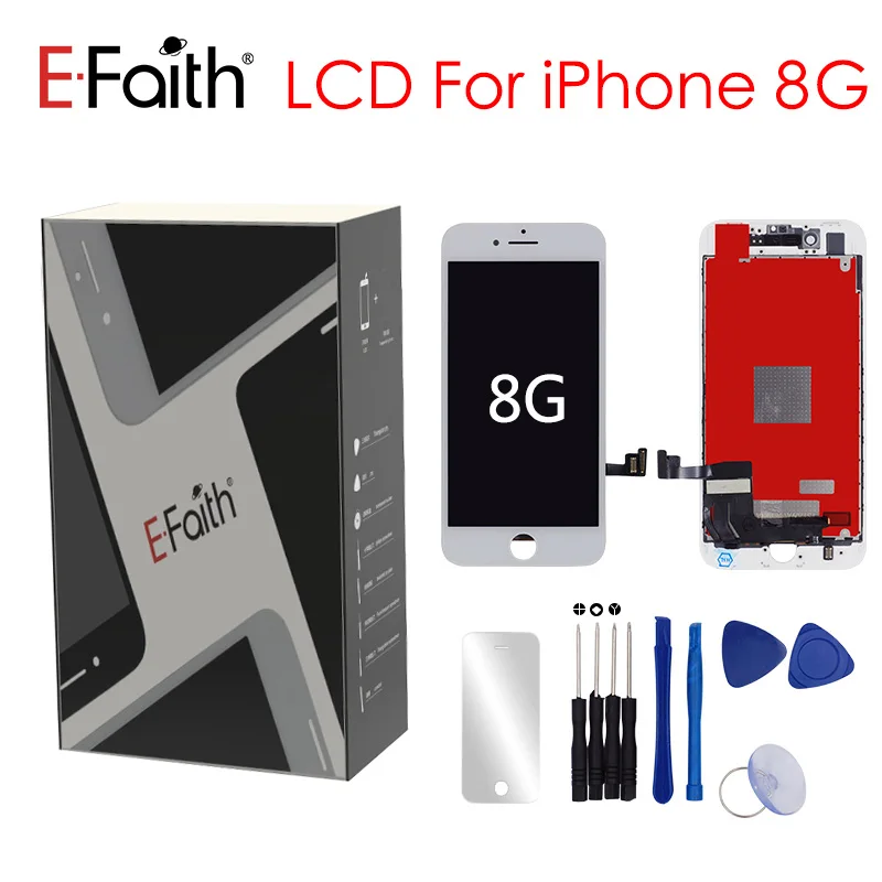 1 шт. Tianma качественный ЖК дисплей для iphone 8G 8 100% протестированный экран в сборе