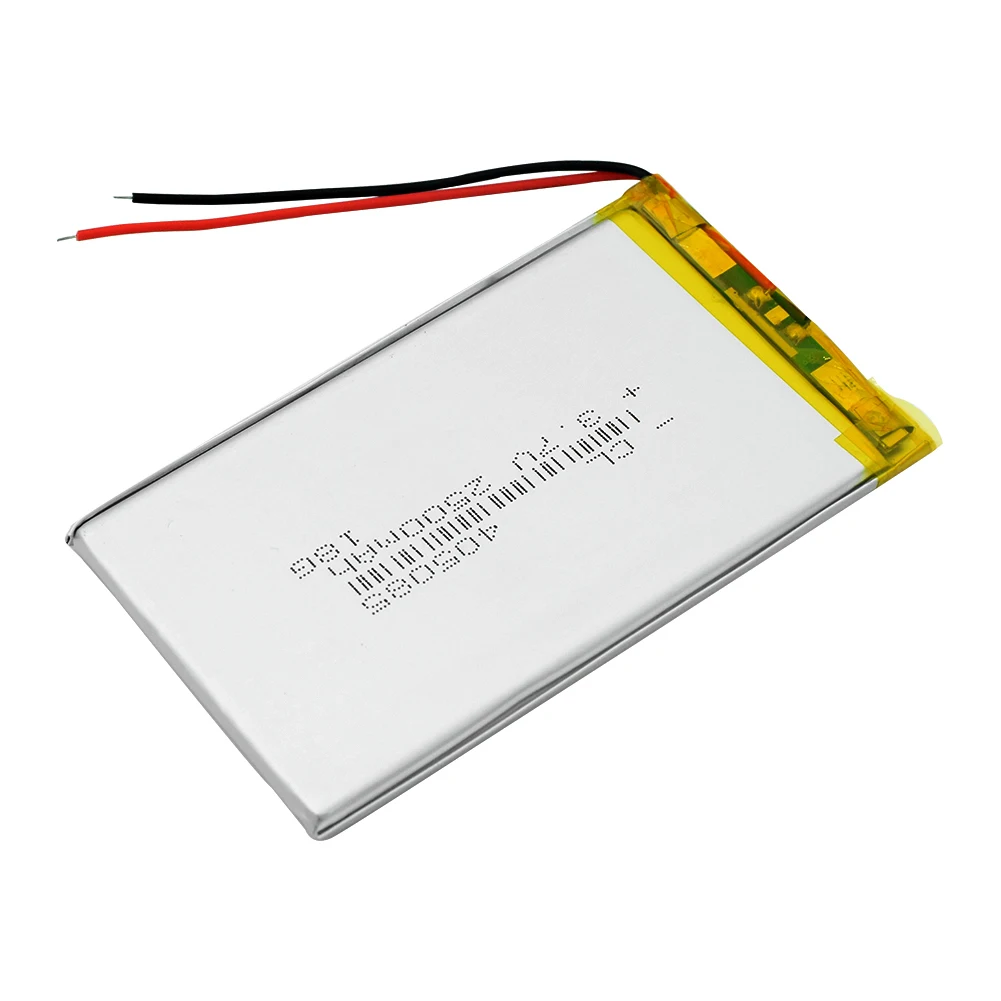 3,7 V 2500 mAh Li-polymer Батарея 405085 для MP4 MP5 DVD gps Камера POS машины, Оборудование для psp, ПК, Bluetooth Динамик