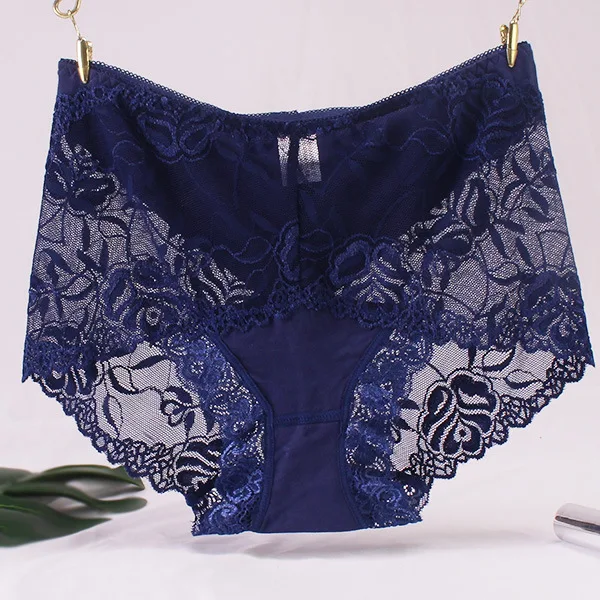 high waist panties New sexy ladies panties high waist lace large size cotton bottom female briefs comfortable breathable quality underwear women cotton panties for women Panties