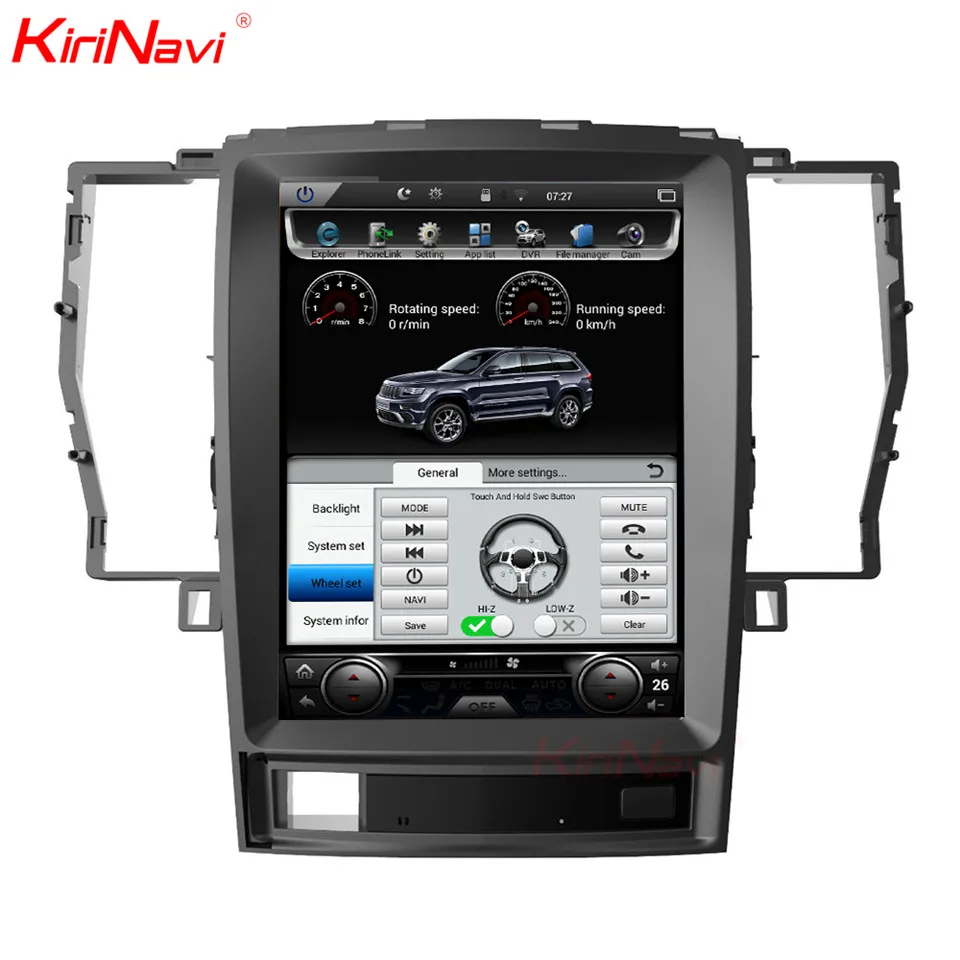Cheap KiriNavi Vertical Screen Tesla Style Android 8.1 10.4" Car Radio For Toyota Crown Car Dvd Player Auto GPS Navigation 2008-2012 6 Cheap KiriNavi Vertical Screen Tesla Style Android 8.1 10.4" Car Radio For Toyota Crown Car Dvd Player Auto GPS Navigation 2008-2012 6