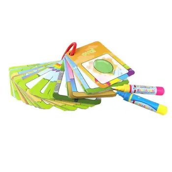 

Children 26 Letters Numbers 3D Early Education Cognitive Puzzle Card Water Painting Graffiti Drawing Board Coloring Baby Book