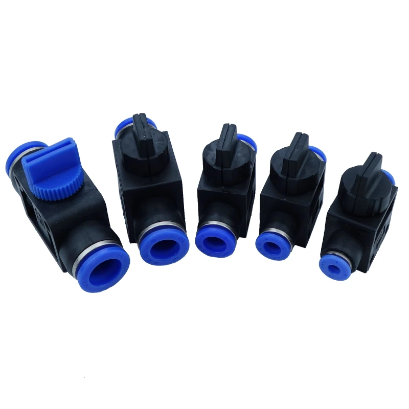 Air Pneumatic Hand Valve Push In Fitting Shut Off Valve 4 6 8 10 12 mm