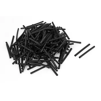 

500pcs Black 3mm Dia 2:1 Polyolefin Heat Shrink Tubing Shrinkable Tube 60mm