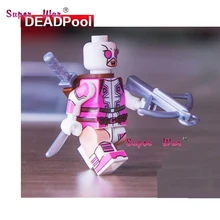 50 шт. супергерой Decool Гвен Дэдпул строительные блоки, друзья для девочек мальчиков домашние игры дети детские игрушки