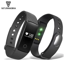Vestmadra V05C smart Сердечного ритма Мониторы смарт-Браслет Шагомер трекер сна Фитнес Браслет для iOS телефонах Android