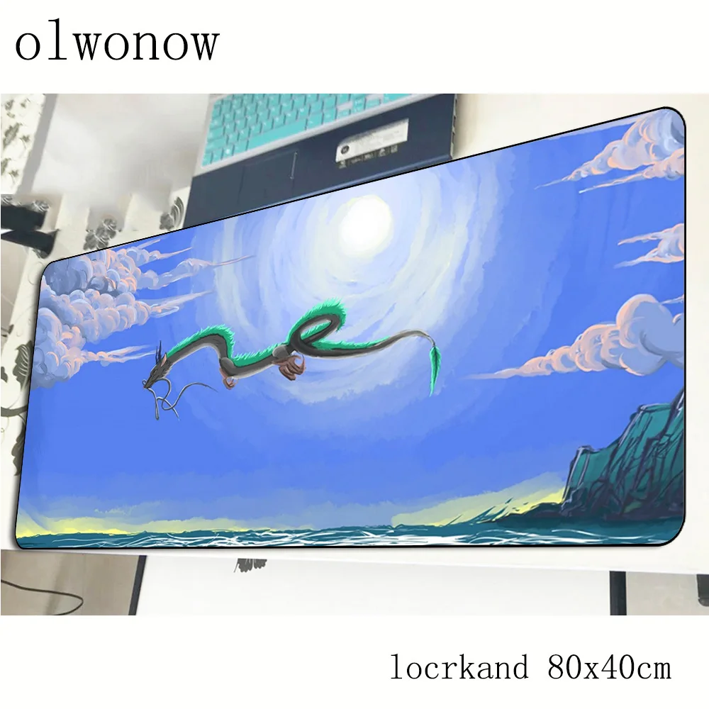 

Spirited Away mouse pad 80x40cm big mousepads best gaming mousepad gamer Halloween Gift personalized mouse pads keyboard pc pad