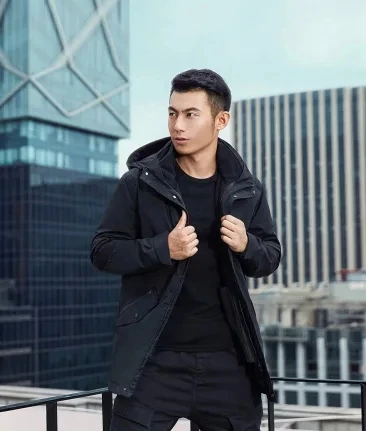  xiaomi ULEEMARK mid-length travel jacket Removable multifunctional storage Anti-Wind waterproof out