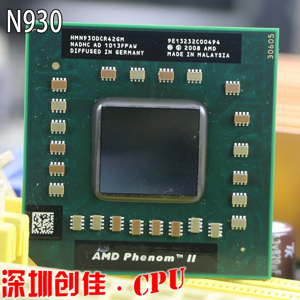 Free Shipping Brand New Original N930 AMD HMN930DCR42GM 638 pin PGA Computer CPU Good quality