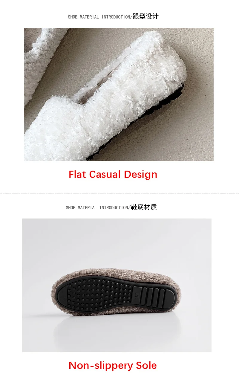 winter women real sheep fur loafers curly furry soft casual flat snow vacation non-slip cute young ladies luxury fashion shoes