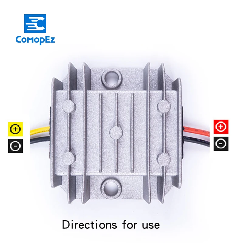 DC-DC, 12 В, 24 В до 5 В, 3A 5A 8A 10A, встроенная в транспортное средство трансформатор постоянного тока модуль Водонепроницаемый понижающий преобразователь 12 V 24 V 5V