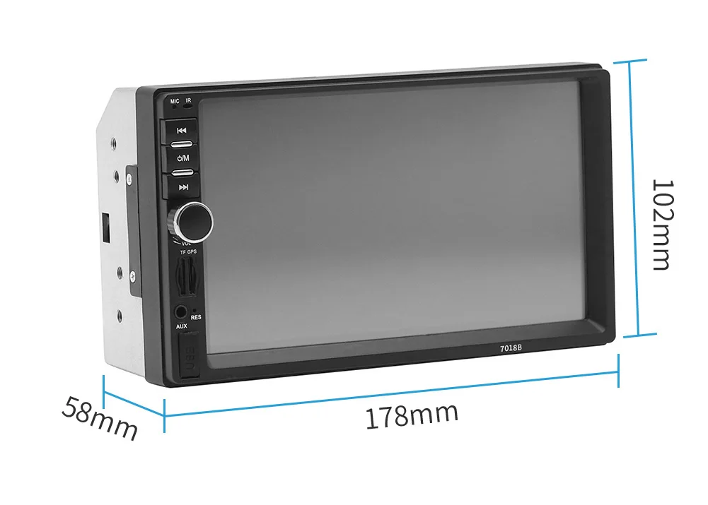 " HD Авторадио мультимедийный плеер MP5 2DIN Авто экран сенсорный аудио Bluetooth Камера USB TF FM
