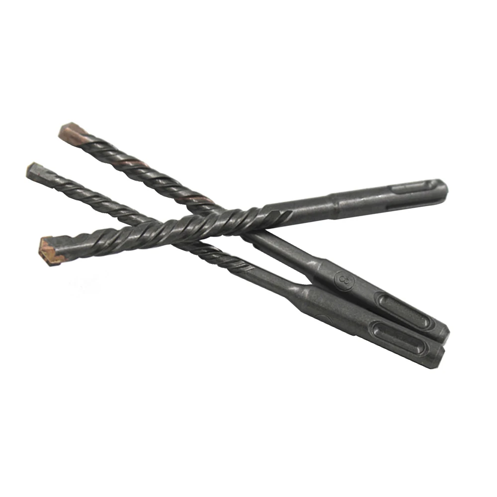 3pcs Chromium steel SDS PLUS Stone Concrete Wall Impact Drill Round Handle Two-Pit Two-Slot Electric Hammer Drill Straight shank 3pcs Chromium steel SDS PLUS Stone Concrete Wall Impact Drill Round Handle Two-Pit Two-Slot Electric Hammer Drill Straight shank