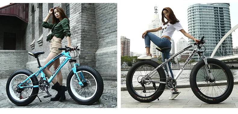 Best 26 Inch 7/21/27speed Cross-country Mountain Bike Aluminum Frame Snow Beach 4.0 Oversized Bicycle Tire Dirt Bikes for Men & Women 11