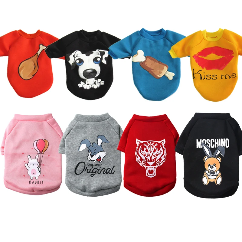 

Cartoon Pet Clothes For Small Dogs Cats Clothing Spring Overalls For Puppy Outfits Chihuahua Coat Jackets Fashion Dog Sweater
