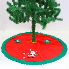 Диаметр 90 см Рождественская елка юбка креативное украшение юбка