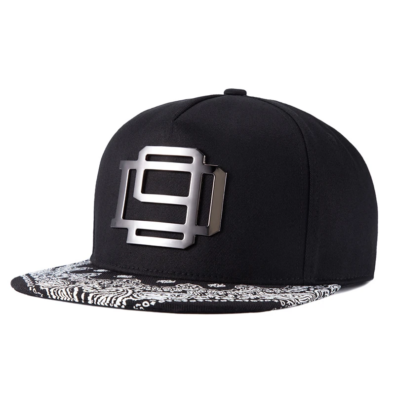 

Hip Hop Cap Snapback Hip Hop Hat Men Baseball hats Hip-Hop Metal Mens Snapback