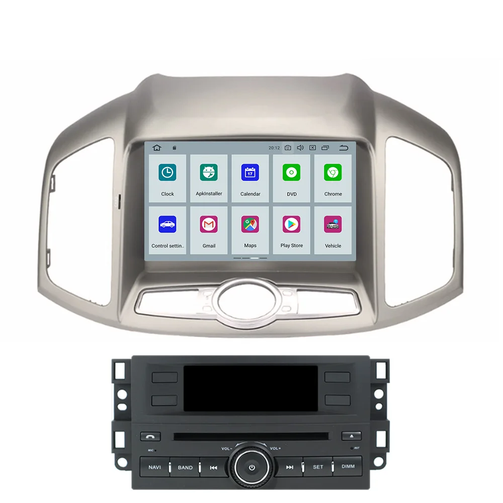 Sale Android 9 Car GPS Navigation auto Car DVD CD Player for CHEVROLET CAPTIVA 2012+ Headunit multimedia radio tape recorder IPS 5