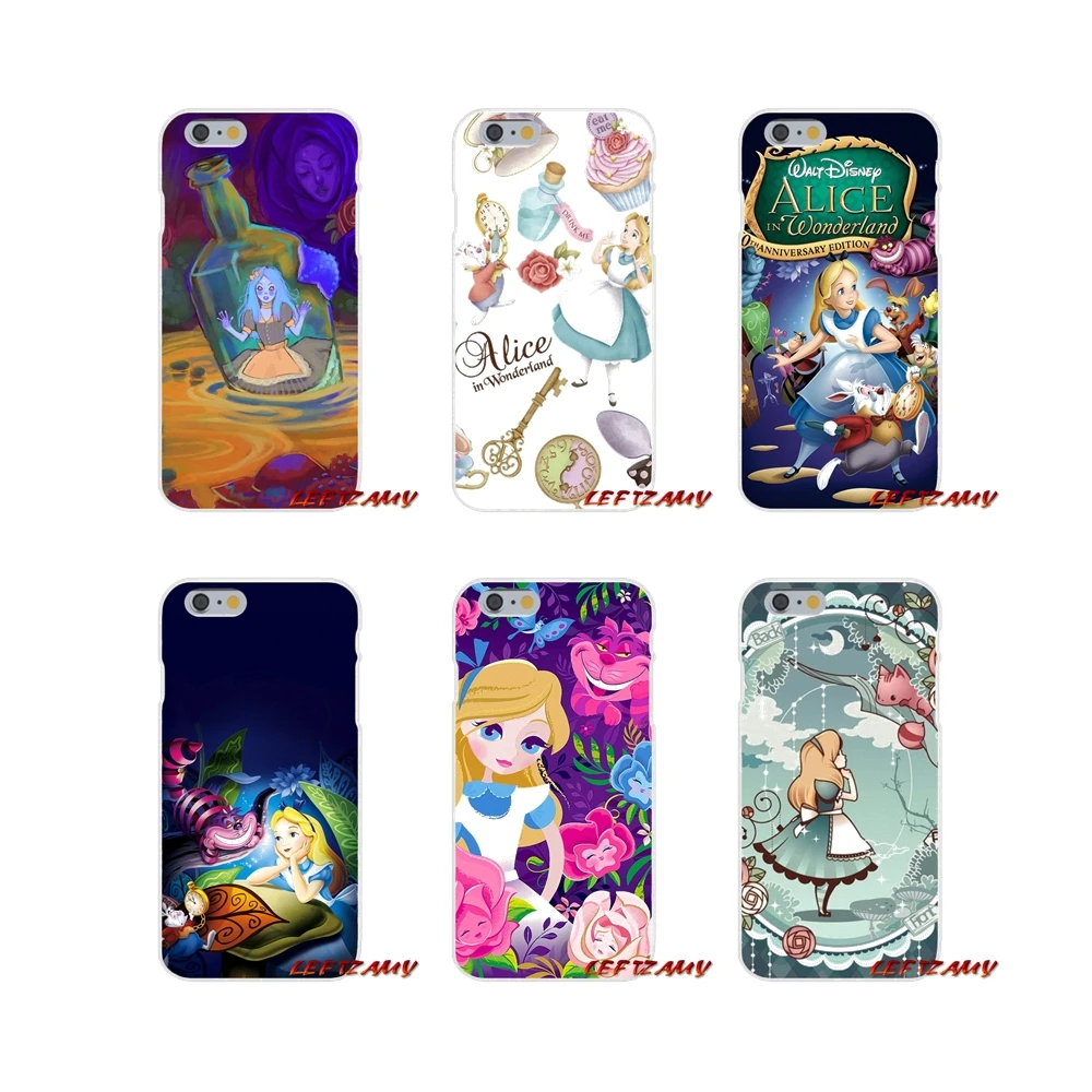 

For Xiaomi Mi6 Mi 6 A1 Max Mix 2 5X 6X Redmi Note 5 5A 4X 4A 4 3 Plus Pro TPU Transparent Skin Cover cartoon alice in wonderland