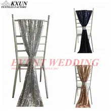 1 шт. блесток стул створки линии ленты банты для Chiavari украшения стула Свадебная вечеринка