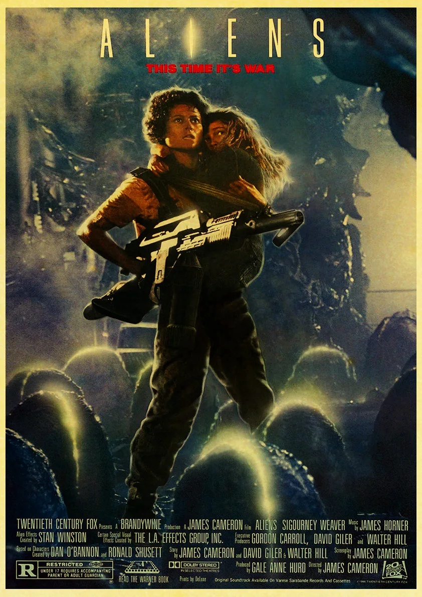 Alien Sigourney Weaver винтажный бумажный плакат настенная живопись украшение дома 42X30 см 30X21 см - Цвет: E091