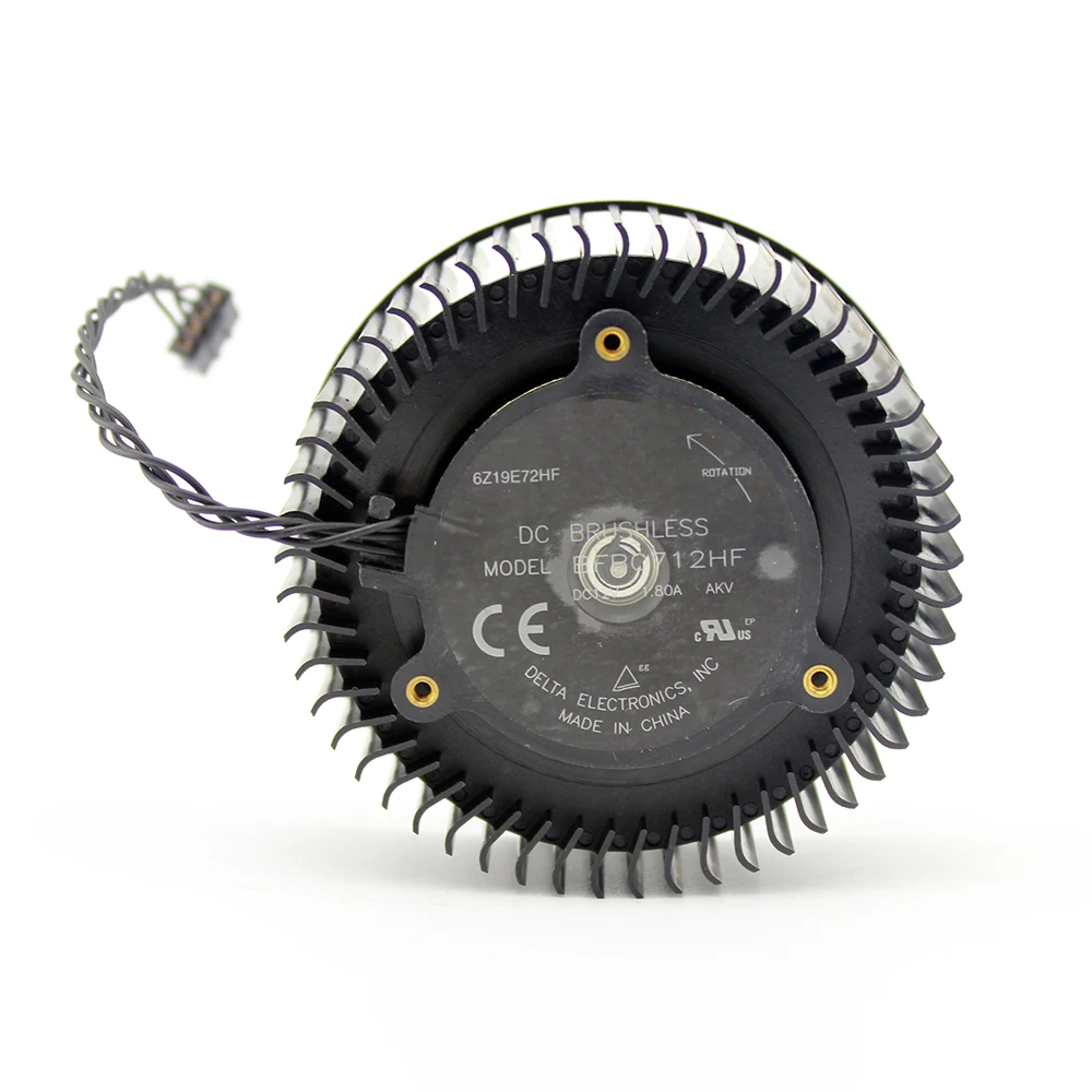 Free Shipping BFB0712HF 65mm 12V 1.8A For NVIDIA GTX Titan GTX980 980Ti Graphics Card Cooling Fan 4Pin 4Wire Line length 9CM