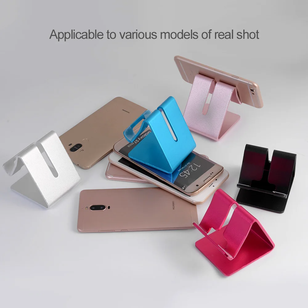 Universal Aluminium Metall Telefon Ständer Halter Für iphone SE 6 s 7 8 X Für Samsung Note 8 Tablet