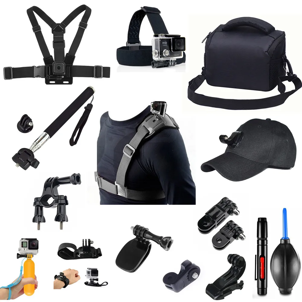 

Case Strap Mount Accessories kit for Sony X3000 X1000 AS300 RX0 AS200 AS100 AS50 AS30 AS20 AS15 AS10 AZ1 mini POV Action Camera