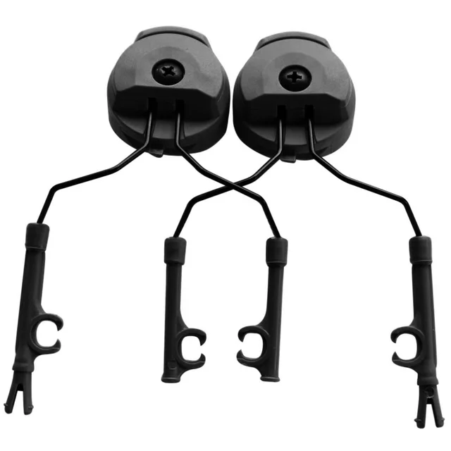 1 Pair Headphone Bracket Headset Holder Helmet Rail Adapter Durable
