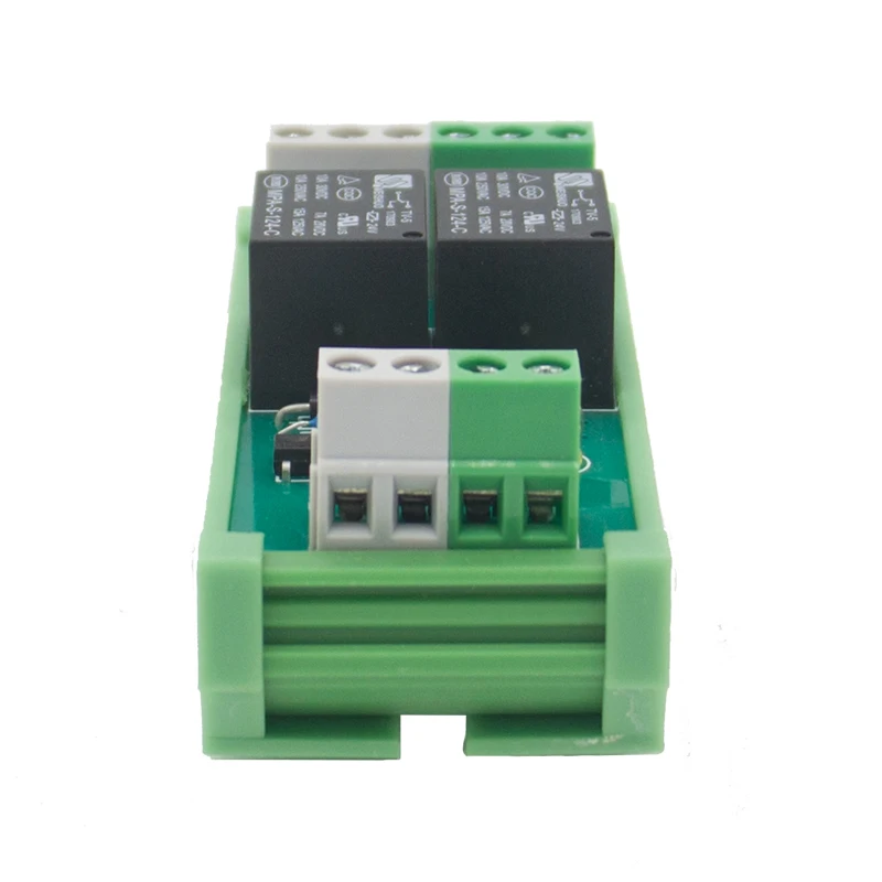 2 канала T73 AC/DC 12V DIN рейка релейный модуль|din rail mounted relays|12v relay moduledin mounting |