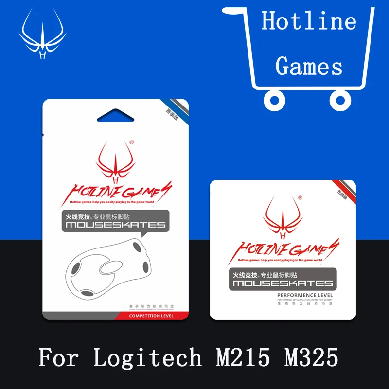 Оригинальные подставки для мыши Hotline Games Logitech M215 M325 Peroformance Level TPFE коврик коньков