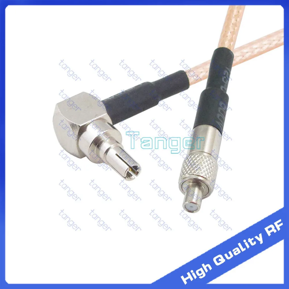 

CRC9 male plug right angle to TS9 female connector jack with 20cm 8" 8in RF RG316 RF Coaxial Pigtail High Quality Low Loss cable