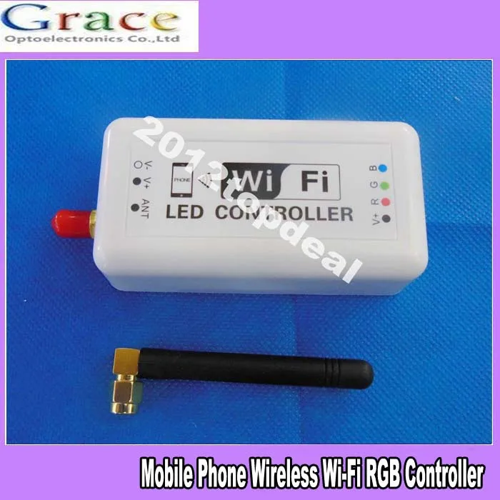 5pcs Mobile Phone Smartphone Android Wireless Wi-Fi RGB LED Controller For LED Strip free shipping