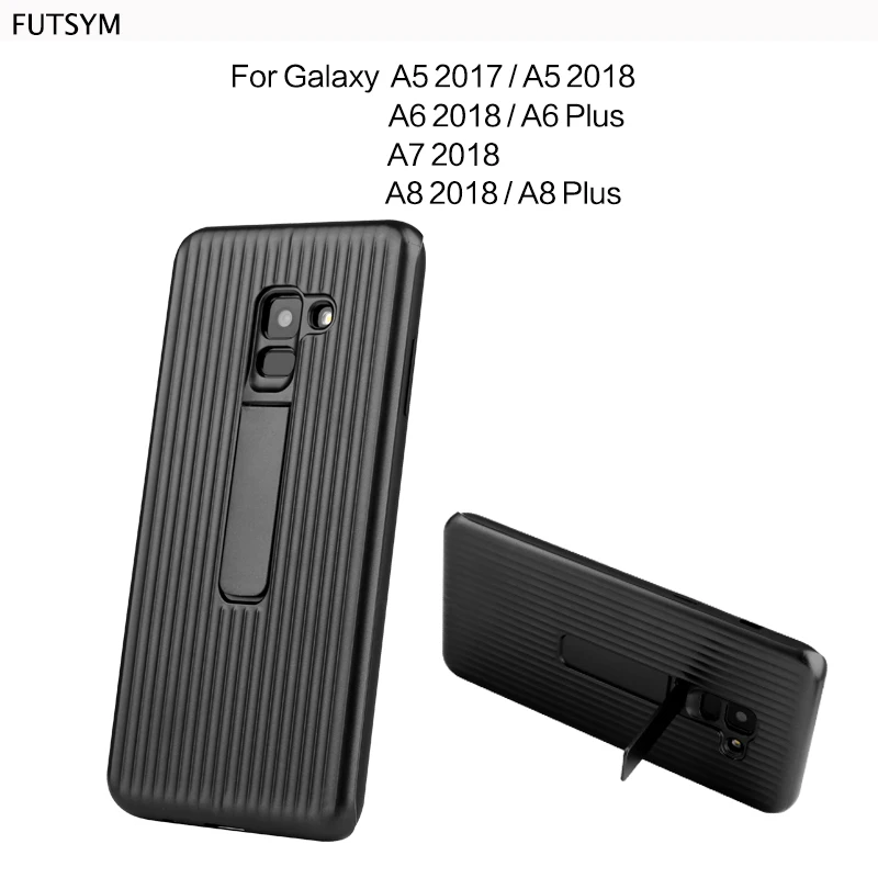 Anti-Shock Magnetic Back Cover for Samsung Galaxy A5 2017 A5 A6 A7 A8 2018 Case Luxury Kickstand for Samsung A6 A8 Plus Case