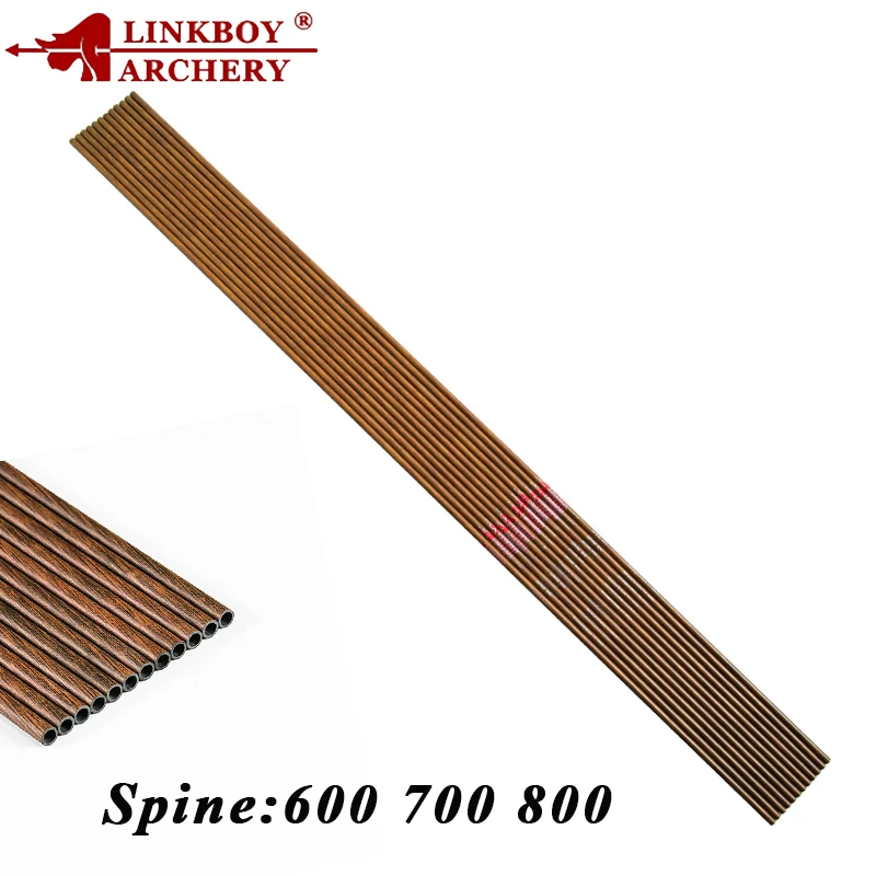 6/12 шт. Linkboy карбоновые стрелы для стрельбы из лука вал 30 &quotSp600 800 ID4.2mm Соединение