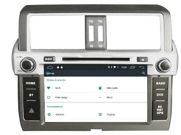 Cheap Eunavi Quad Core Android 6.0.1 CAR Radio DVD GPS Player For Toyota Prado 150 2014 2015 2016 car audio video multimedia DAB WIFI 17