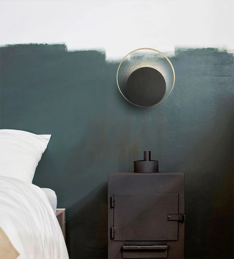Постмодерн украшение настенный светильник Скандинавская спальня отель коридор минималистичный гостиная использоваться