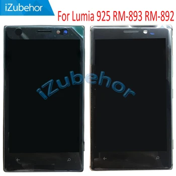 

4.5" display screen For Nokia Lumia 925 RM-893 RM-892 LCD+touch screen digitizer Assembly with black/silver frame free shipping