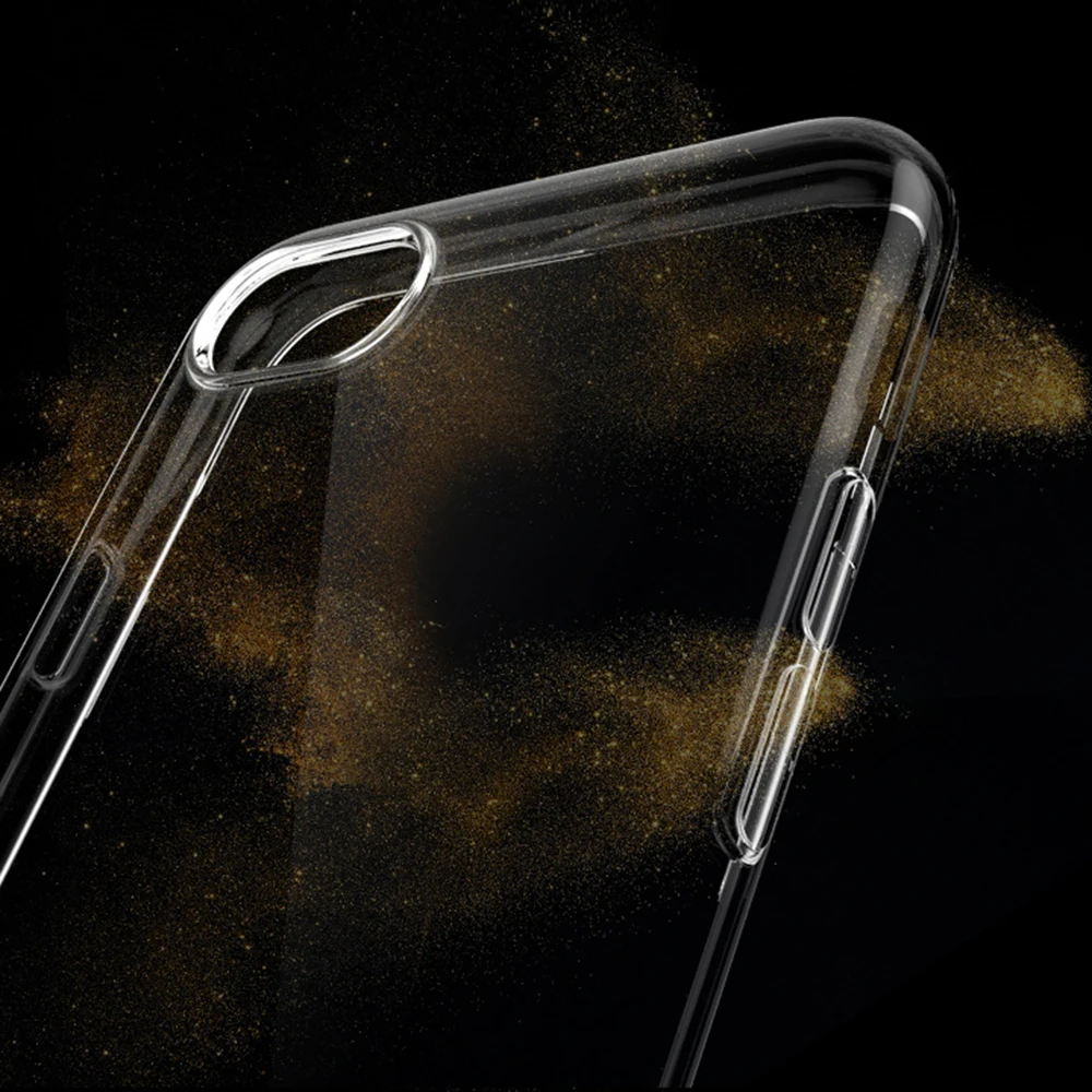 Для iPhone X XR XS Max Мягкий ТПУ чехол для телефона прозрачный силиконовый ультра тонкий корпус для 6 7 8 Plus прозрачный защитный чехол на заднюю панель s