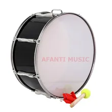 22 inch Black Single tone Afanti Music Bass Drum BAS 1373