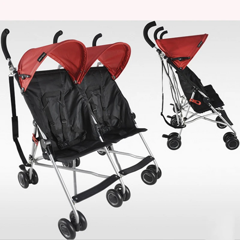 Jual Bello Kembar Bayi Kereta Dorong Payung Mobil Portable Suspensi Folding Anak Double Gerobak Emperor