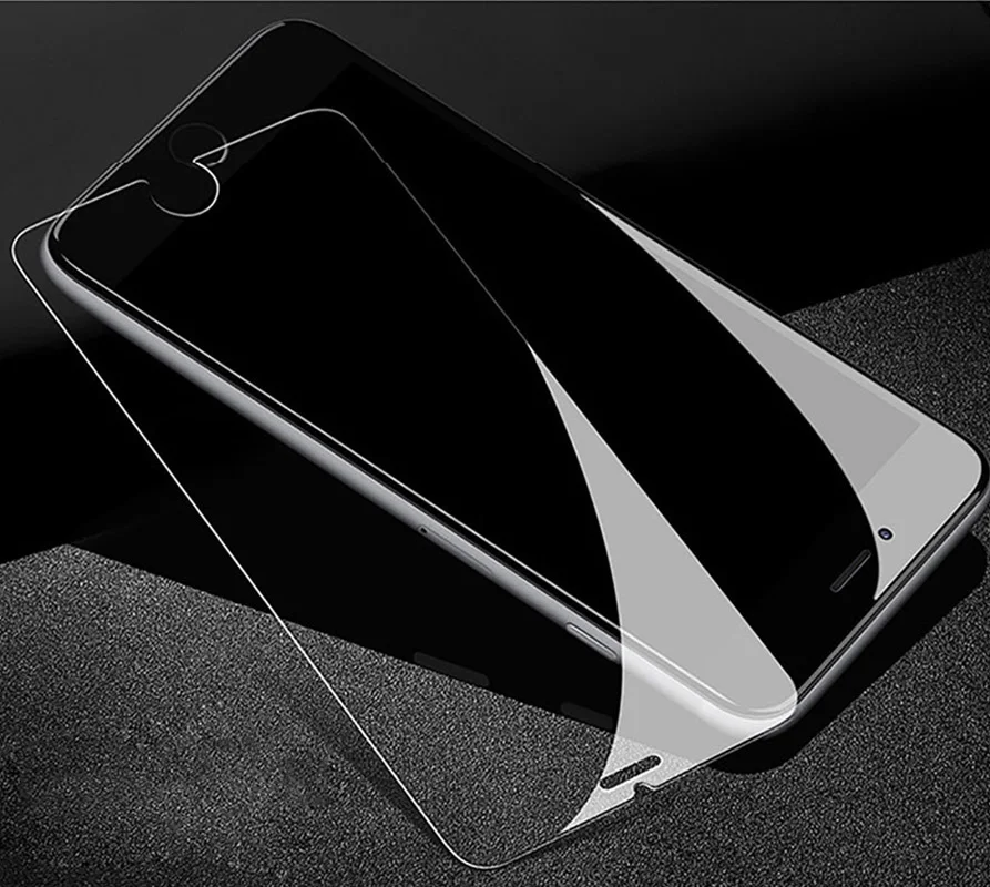 Закаленное стекло 9H для Apple iPhone XR 2 шт. Взрывозащищенная защитная пленка 8 5 6 7 6S Plus Xs