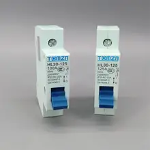 Disjoncteur d'isolement 100A 125A, 1P, interrupteur principal, HL30