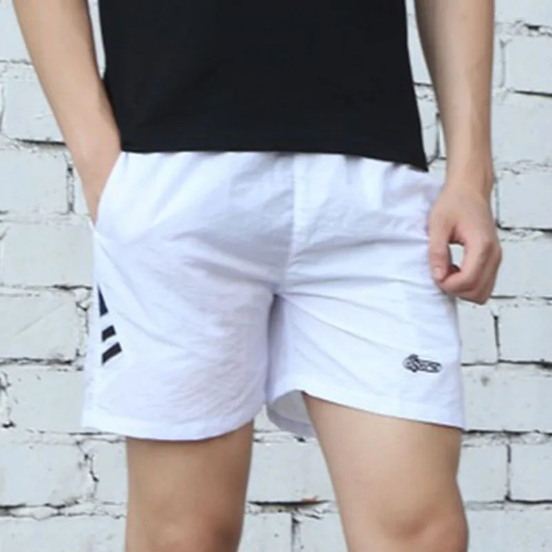 Летние тонкие повседневные мужские шорты новая мода полосатые эластичные дышащие и быстросохнущие шорты спортивные повседневные шорты