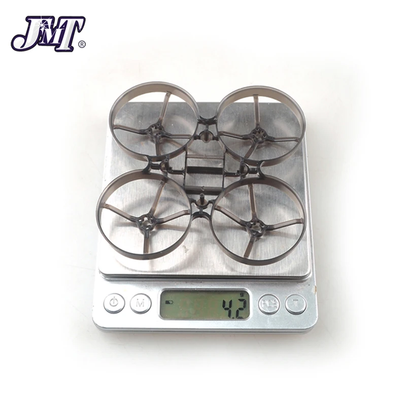 JMT DIY 75 мм Крытый RC гоночный Дрон комбо набор Bwhoop75 рама комплект и Crazybee F3 ESC 1S KV19000
