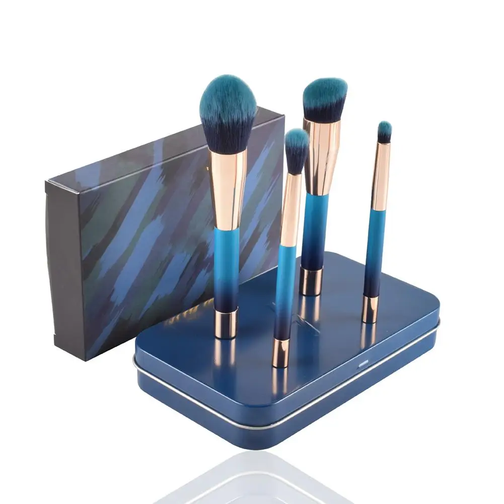 

4Pcs Artificial Fiber Magnetic Makeup Brushes Powder Foundation Cosmetic Tools hot sale