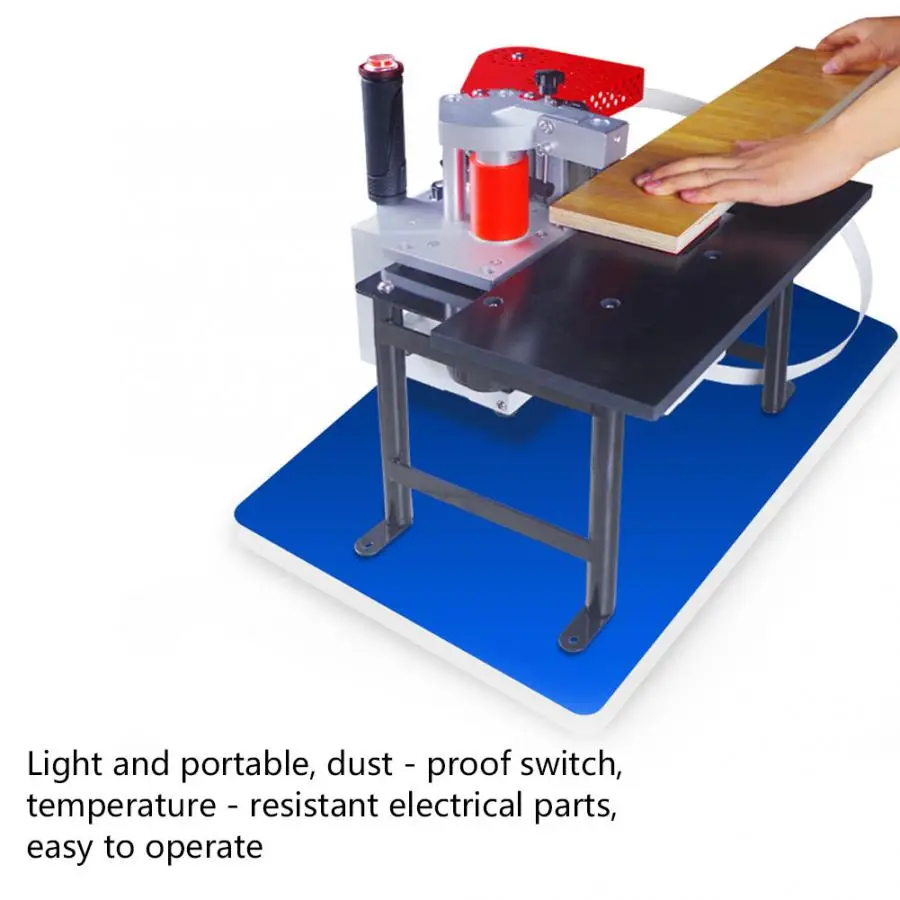 MY60 портативный Кромкооблицовочный станок с двойным клеем по дереву, деревообрабатывающее оборудование, аксессуары