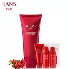 kans pomegranate nutrition facial cleanser pimple remover pore blackhead extractor for face cleaning moisturizing whitening100ml