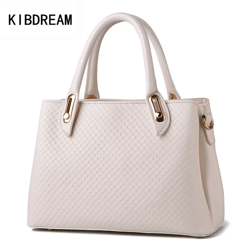 

KIBDREAM Brand Designer Handbags 2016 High Quality Women Leather Handbags Fashion Top Handle Bag Handbag Female Shoulder Bag